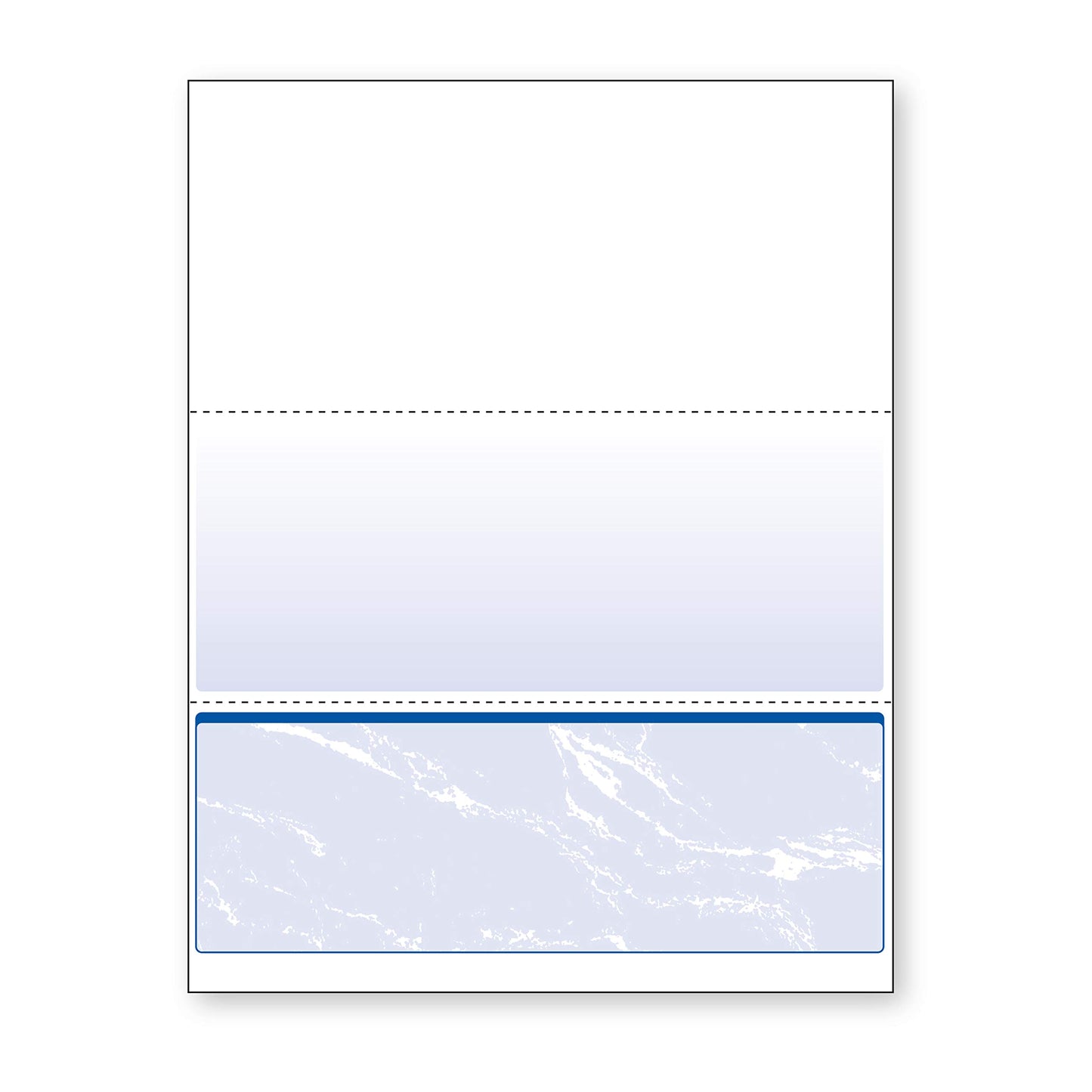 DocuGard Standard Security Check, 11 Features, 8.5 X 11, Blue Marble Bottom, 500/ream