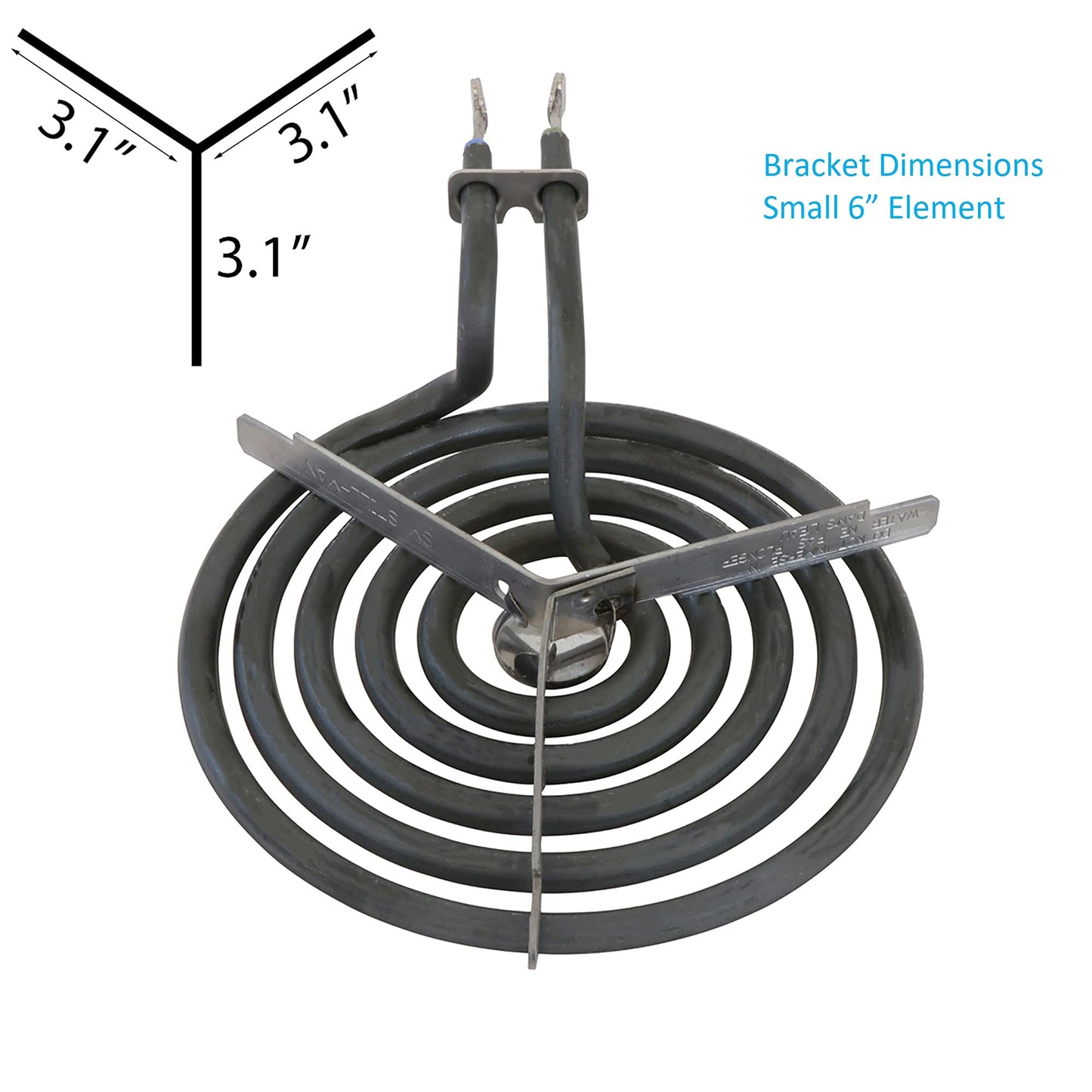 KITCHEN BASICS 101 WB30M1 WB30M2 Replacement Range Stove Top Surface Element Burner Kit for GE and Hotpoint, 4 Pack Includes 2 WB30M1 (6") and 2 WB30M2 (8"), 2912, 340523, 243867, WB30M0001