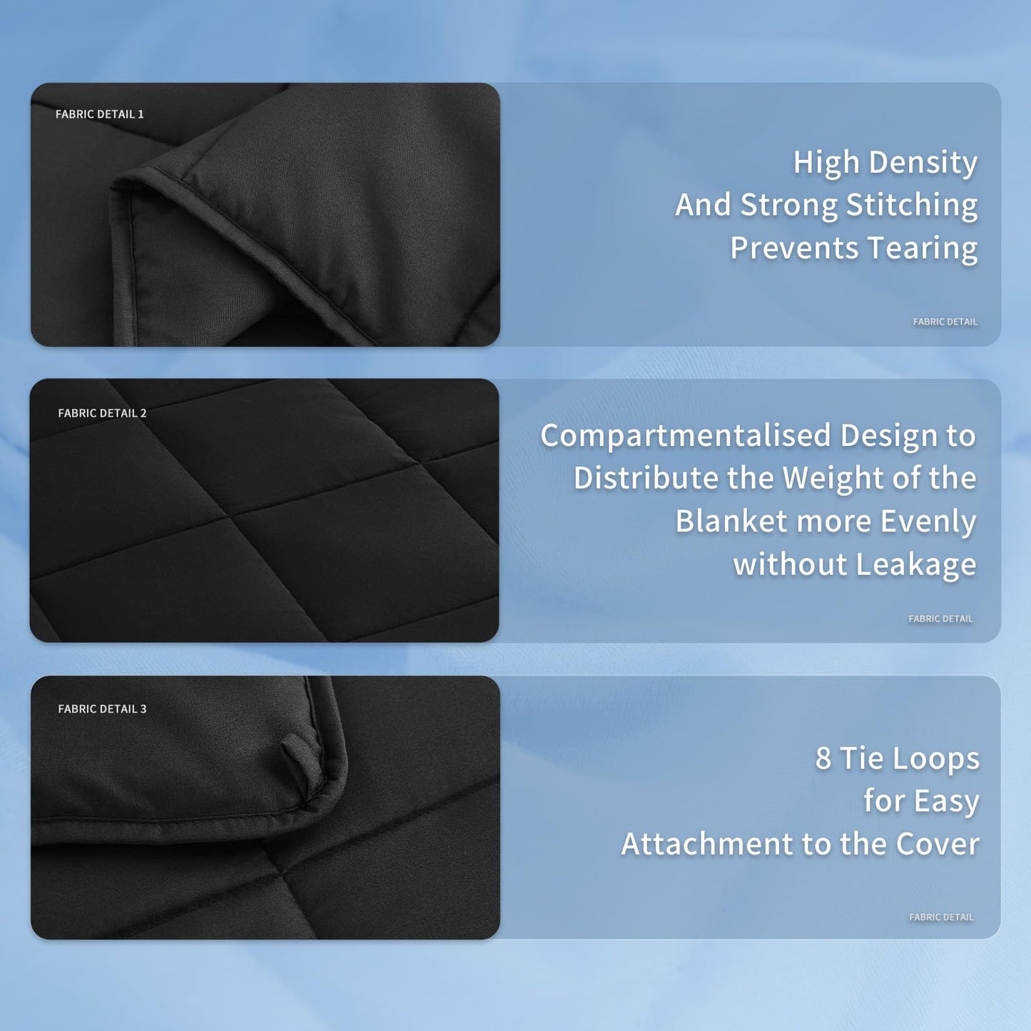 Topcee Weighted Blanket for Adults (20 lbs, 60" x 80") Queen Size Soft Cooling Heavy Blanket Sleeping, Apply to 190-210 lbs Body, Thick Breathable Blanket with Glass Bead, Easy Care
