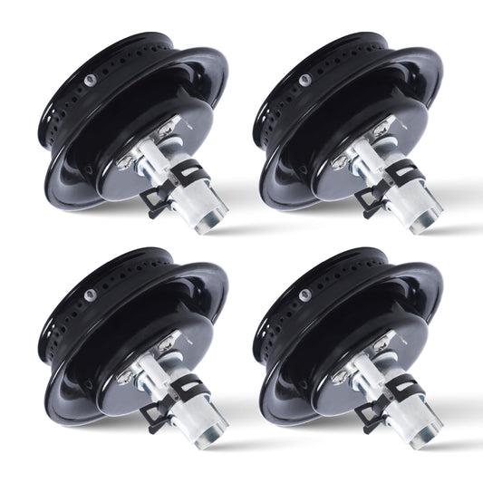 3412D024-09 Gas Range Sealed Burner Head & Igniter Assembly Ultra Durable Replacement by Canamax – Compatible with Magic Chef & Maytag Ranges - Replaces 12500050 3412D018-09 - Pack of 4