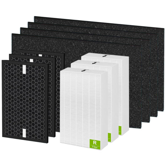 3 Set HPA5200B Replacement Filter for Honeywell InSight HPA5200B HPA5250 and PowerPlus HPA3200 Air Purifiers, 3 Pack HRF-R2/R1(R) + 3 Pack HRFSC1(S) + 4 Pack HRF-A200(A) HRF-ARVP200