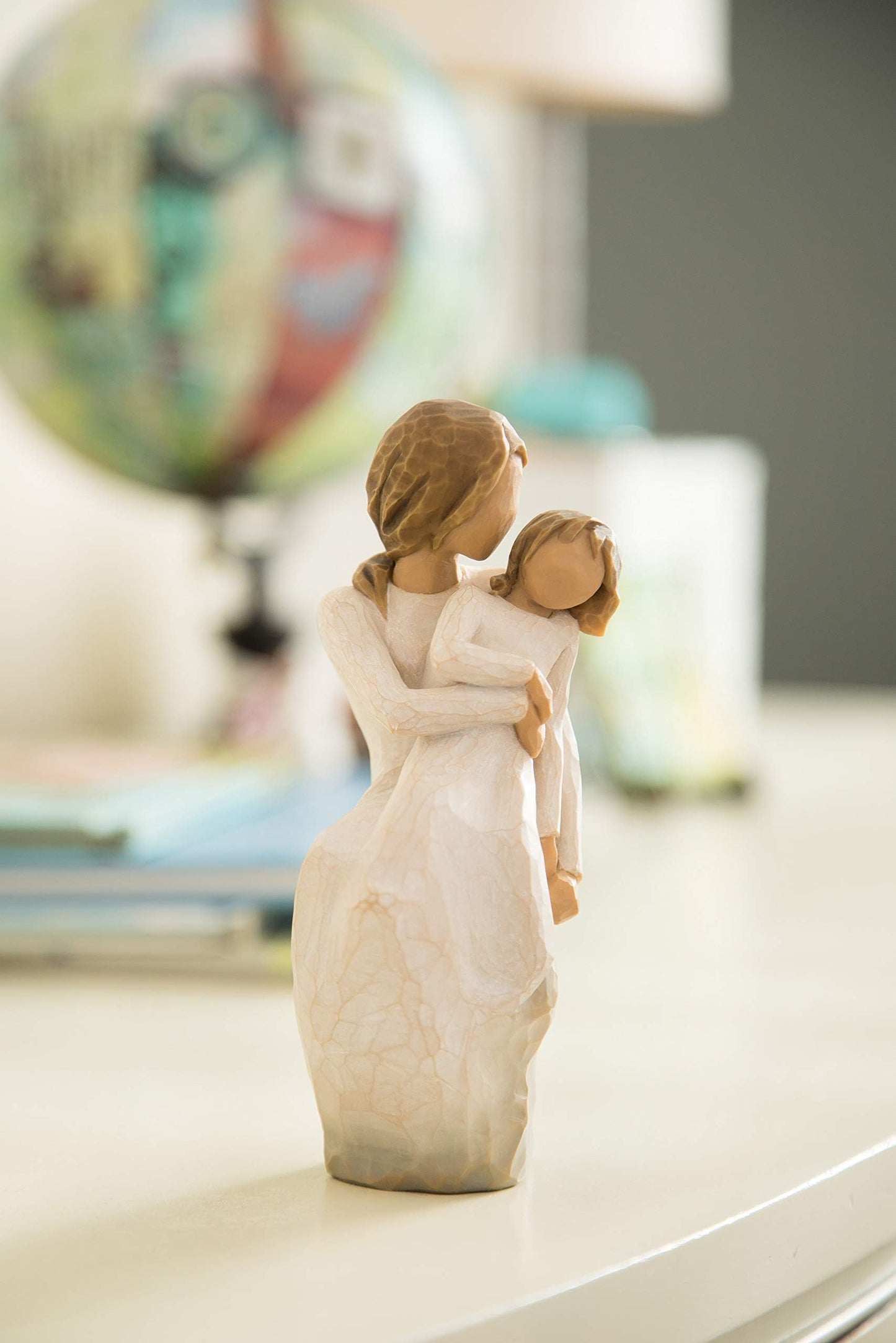 Willow Tree MotherDaughter, Laughter with Love… Always, Gift to Celebrate Relationship Between Mother and Child, Focus on Closeness and Playful Affection, Sculpted Hand-Painted Figure