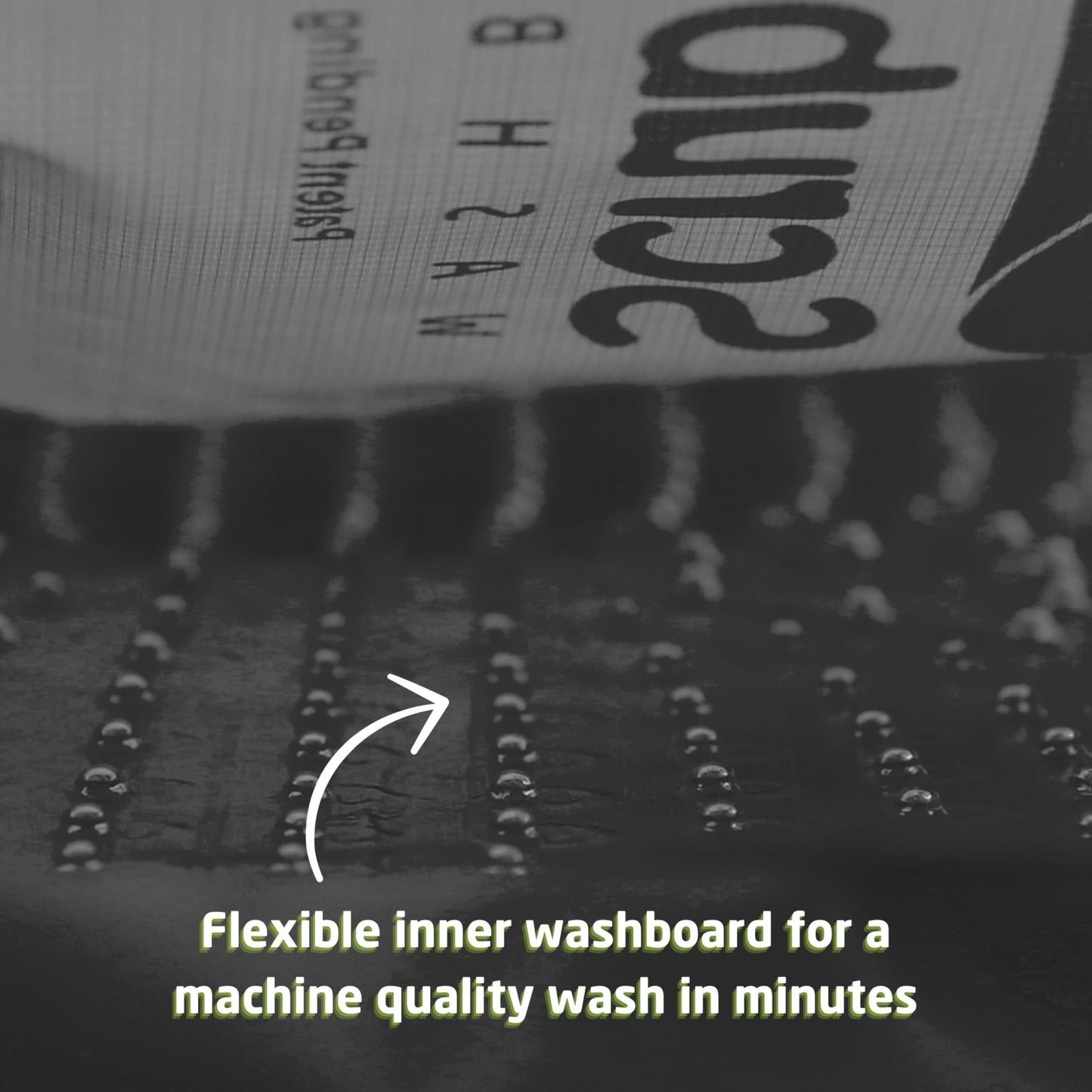 Scrubba Wash Bag - Patented Washboard-in-a-Bag™ Portable Manual Washing Machine for Travel, Camping, Backpacking & Cruise - Pack Light, Wash Clothes Anywhere in Minutes (5.3 oz)