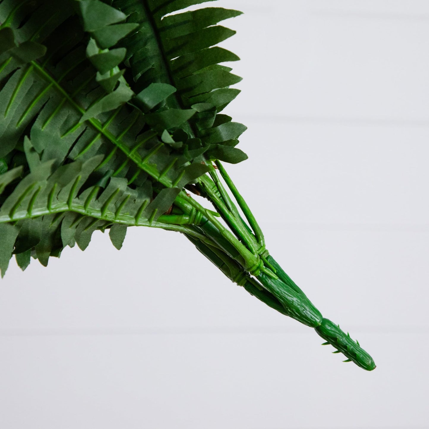 Nearly Natural 40in Hanging Artificial Boston Fern Plant Set of 2 - Realistic Faux Greenery for Indoor Home, Office, and Bathroom Decor