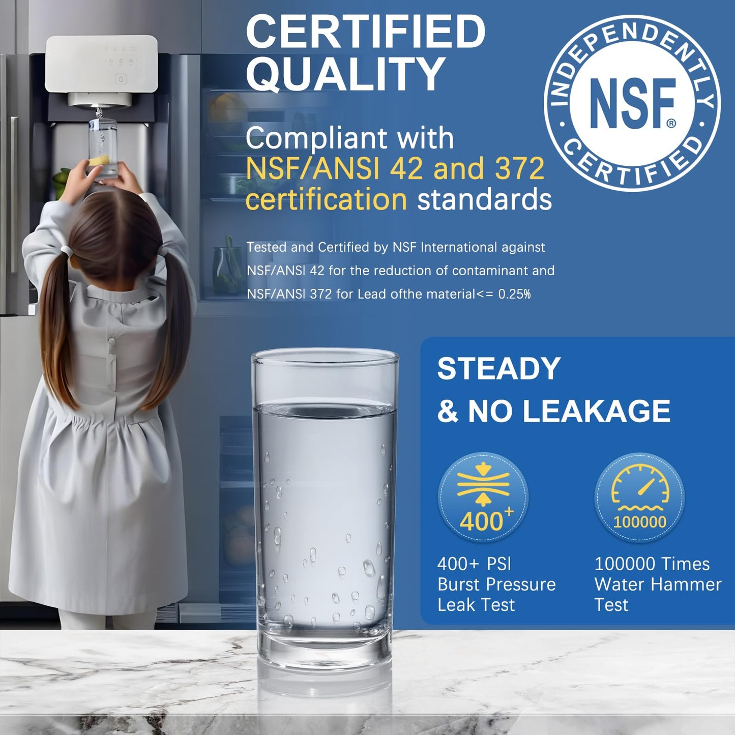 FPPWFU01 Compatible with Frigidaire FPPWFU01 PurePour PWF-1 (3 Pack)