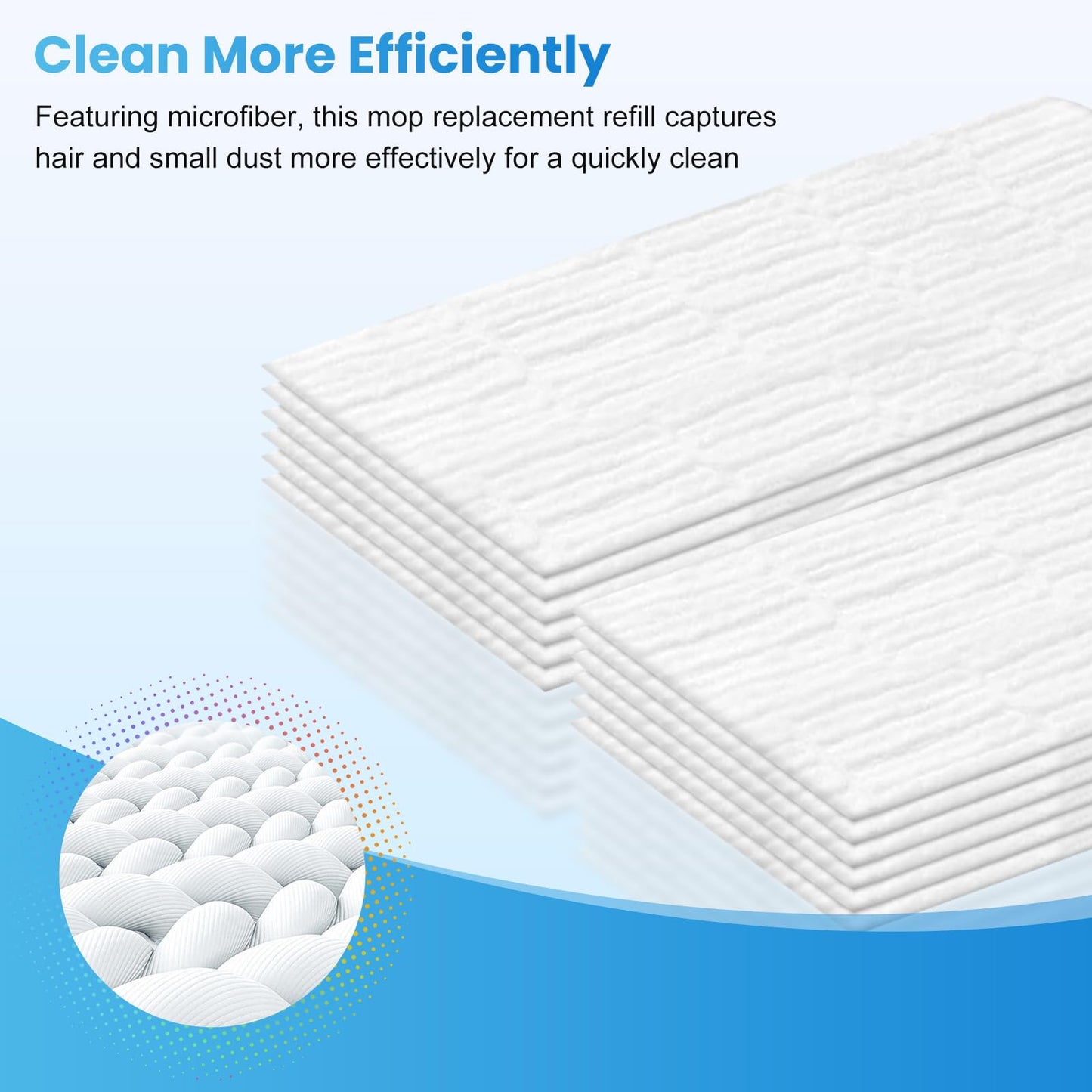 XL Dry Sweeping Cloth Refills for Swiffer® Sweeper X-Large Mop, Daily Pet Hair Dust Dry Floor Cloth Refills for Floor Sweeping and Cleaning, 100 Count