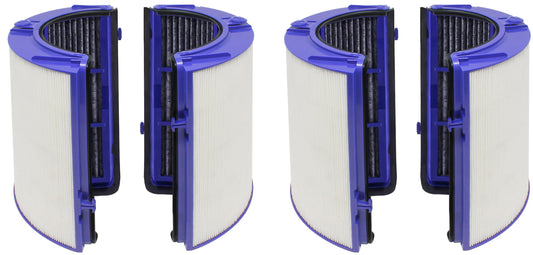 2 Premium Combi 360 Glass Filter Compatible with Dyson Pure Air Purifier Model PH01 PH02 PH03 PH3A PH04 TP06 HP06 TP07 HP07 TP7A TP09 HP09 TP10 HP10 HP4B. 970341-01 965432-01.