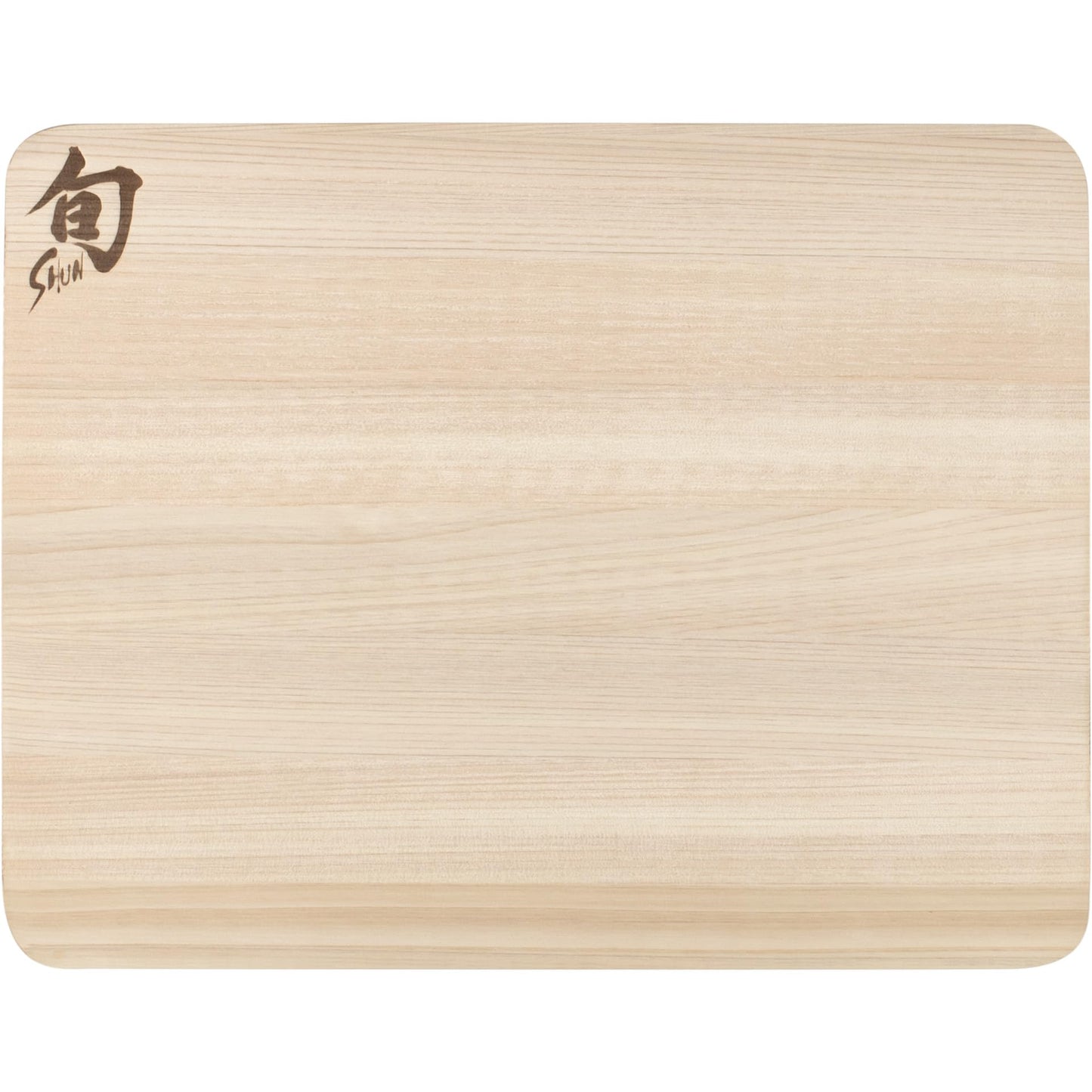 Shun Cutlery Small Hinoki Cutting Board, 10.75" x 8.25" Small Wooden Japanese Chopping Board for Kitchen, Medium-Soft Wood Preserves Knife Edges, Forest Stewardship Council Certified