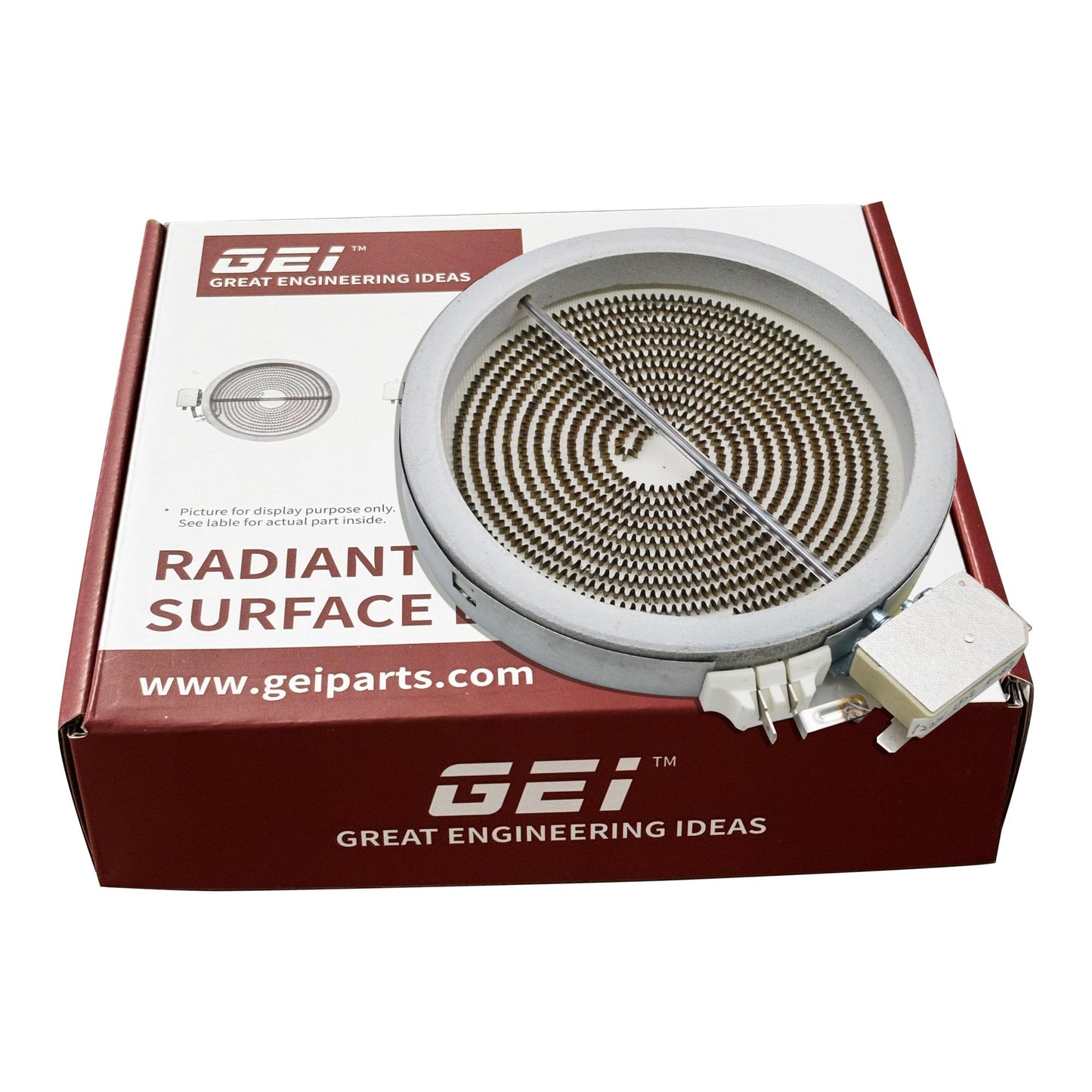 Upgraded WB30T10145 5.5" Radiant Surface Element Compatible with Electric Range, DG47-00060A MEE62385001 Range Oven Heating Element 1652042812 Replaces PS2370248