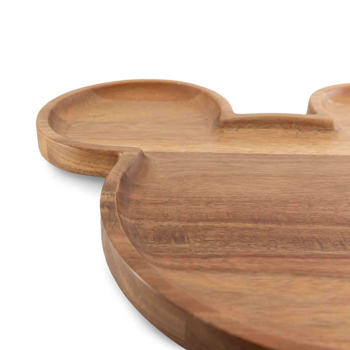 PICNIC TIME Disney Mickey Mouse 16" Acacia Serving Board with Groove, (Acacia Wood)