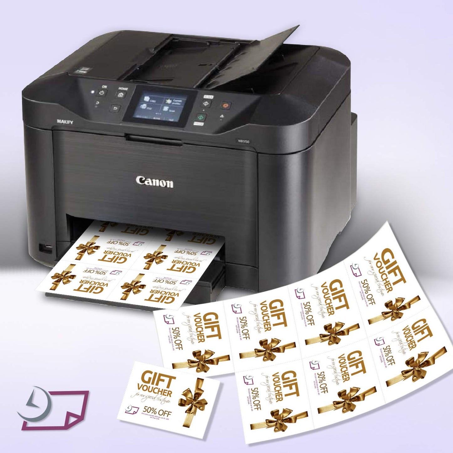 NextDayLabels - Blank Perforated Printable Cardstock, 8 Cards per Sheet, 125# tag - for laser and inkjet printer, 4-1/4" x 2-3/4" Each Card - 800 Cards - made in the USA