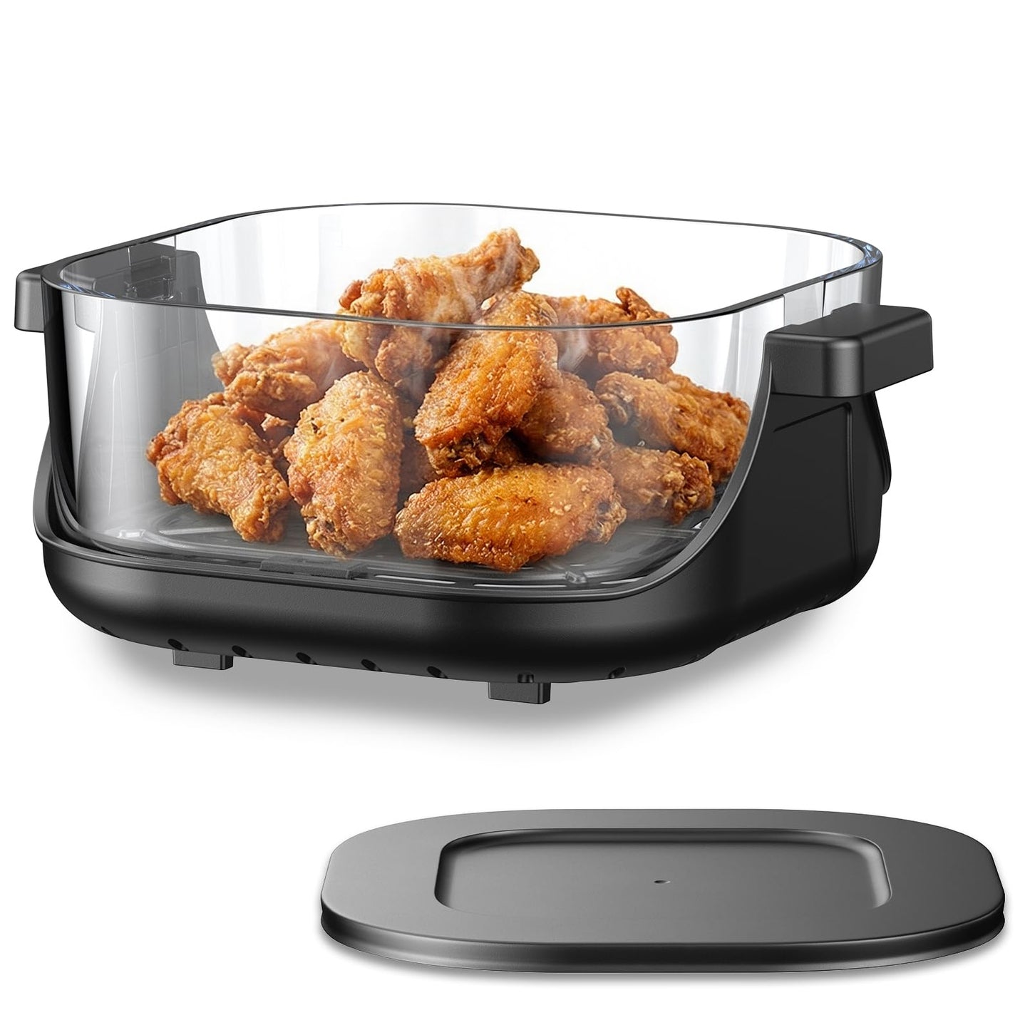 Glass Container, Only Suitable for Arecovas 4-in-1 Portable Glass Air Fryer (4.2QT)