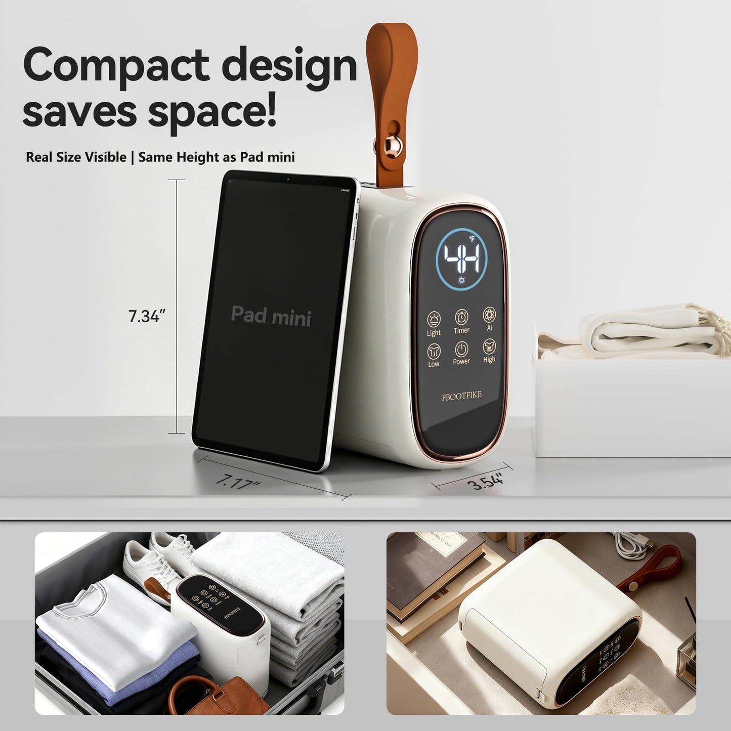 Portable Clothes Dryers for Laundry Apartments, No-Installation Faster Mini Dryer for Clothes, Compact Electric Clothes Dryer Machine Apartment, RV, Travel, Home Use