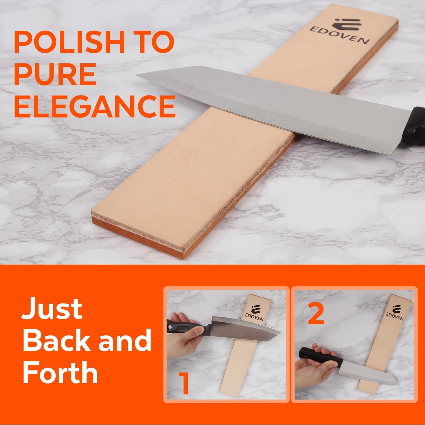 Premium Rolling Knife Sharpener Kit - Magnetic Manual Knife Sharpener with Diamond & Ceramic Discs, Two Extra Discs, Leather Strop & Stand, 15° & 20° Angle Guides, Gift for Chefs & Home Cooks