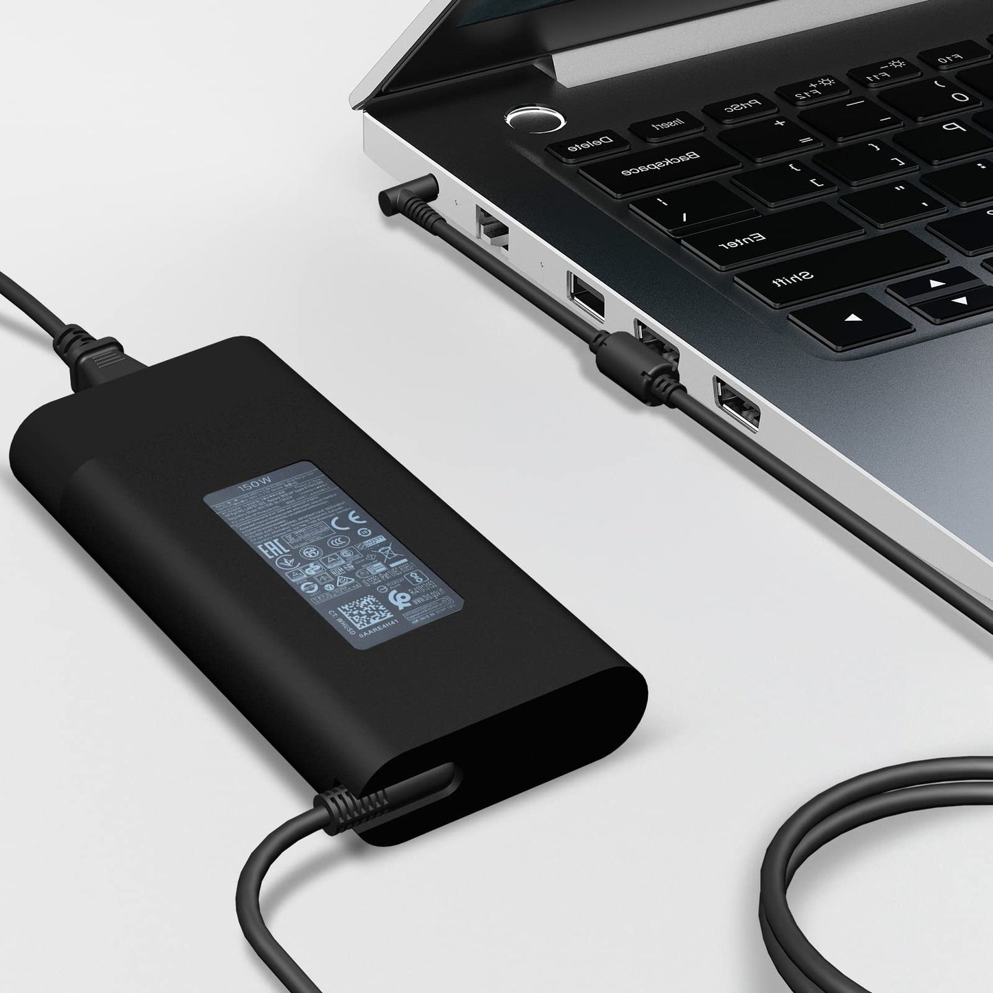 150W AC Charger Fit for HP Zbook 15 16 17 15u 15v G3 G4 G5 G6 G7 G8 G9 ZBook Studio G4 G5 G7 G8 G9 Victus 15 OMEN by 15 17 Pavilion Gaming 15 17 TPN-CA11 TPN-DA09 Laptop Power Adapter Supply