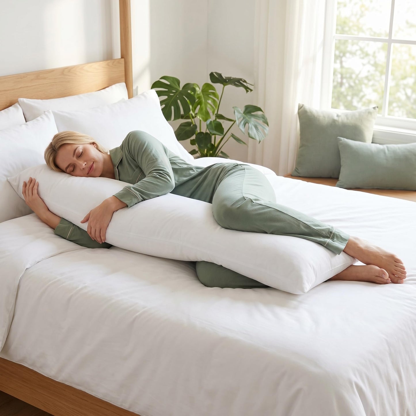 Zituop Dakimakura Pillow 150x50cm 20x60 inch Body Pillow Insert, Cloud-Soft PP Cotton Filling, Large Body Pillow Stuffer for Anime Pillowcase