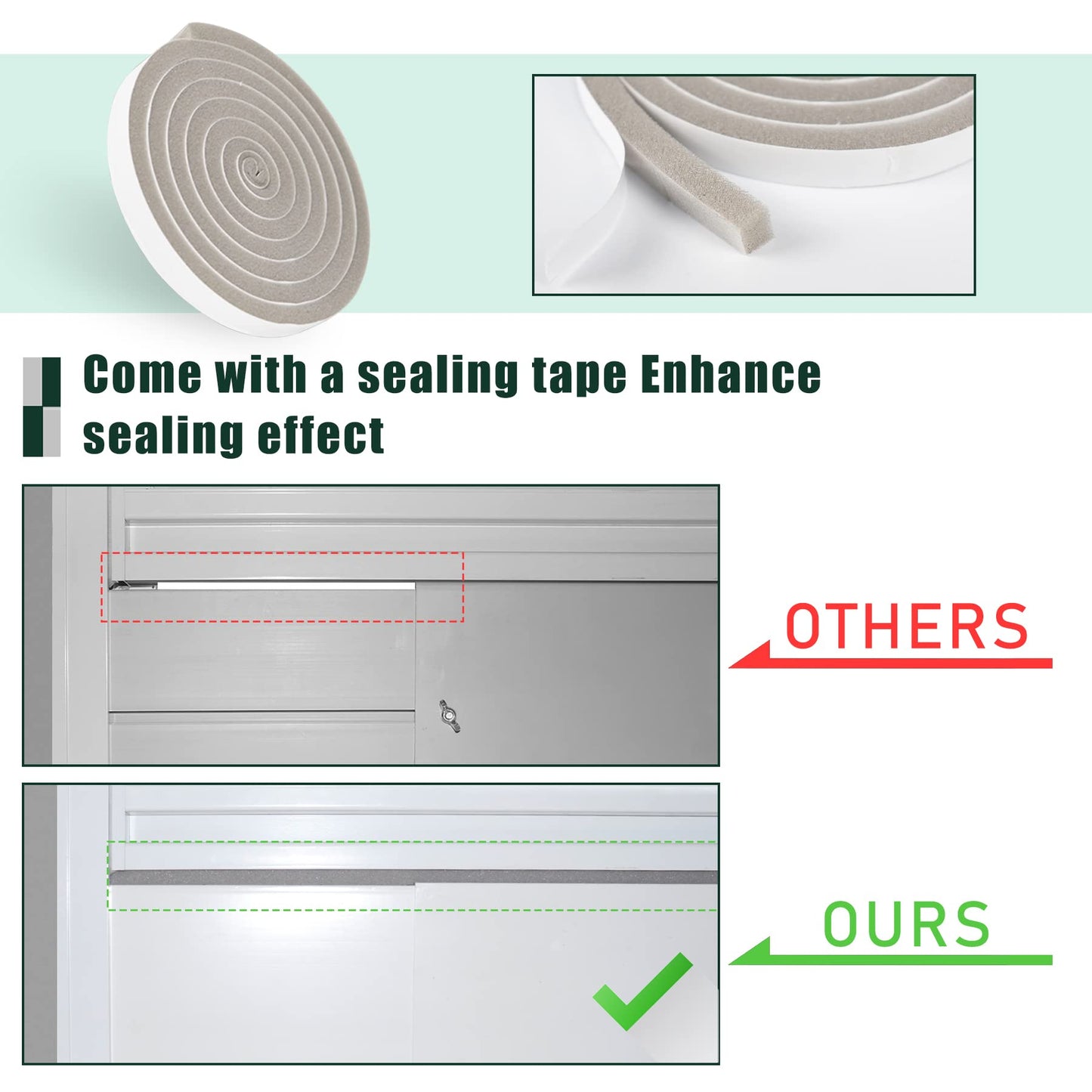Flehomo Dryer Vent Window Kit, Include Dryer Vent Cover with Moving Flaps, Dryer Vent Kit for 4" Diameter Dryer Hose, Adjustable Window Vent Kit for Sliding Windows with Insulating Aluminum Seal Tape
