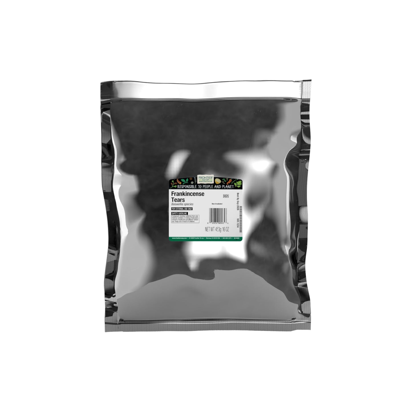 Frontier Co-op Frankincense Tears, 16 Oz, Bulk Bag