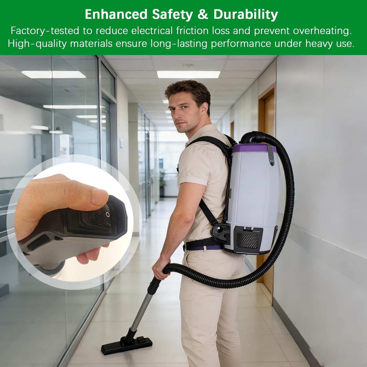 Dkaikai for ProTeam 836225 Switch Box Full Assembly - Replacement for Super Coach Pro 10 & Pro 6 Backpack Vacuums