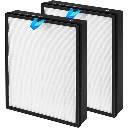 2 Pack Vital 200S Replacement Filter Compatible with LEVOIT Vital 200S Air Pur-ifier H13 Grade True HEPA, High-Efficiency Activated Carbon Filter Replace Part # Vital 200S-RF