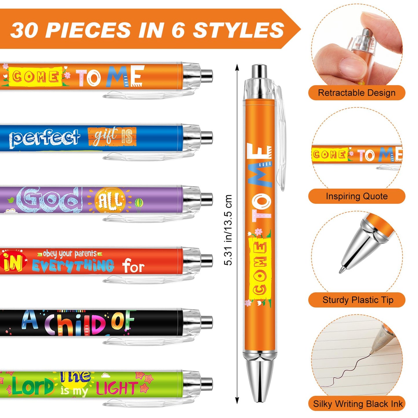 60 Pcs Bulk Christian Gifts for Bible Verse Spiral Notebooks Christian Ballpoint Pen Prayer Journal Inspirational Notepads Tracts Religious Party Favor for Women Church Office