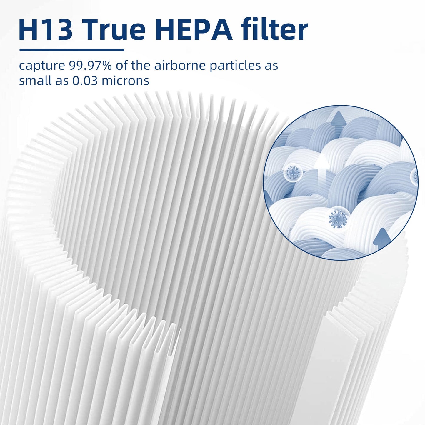 APPLIANCEMATES A230 A231 Filter Replacement for Winix A230 A231 Air Purifier, 1712-0110-00 Filter O 3-in-1 True HEPA + Activated Carbon Filter, 4 Pack