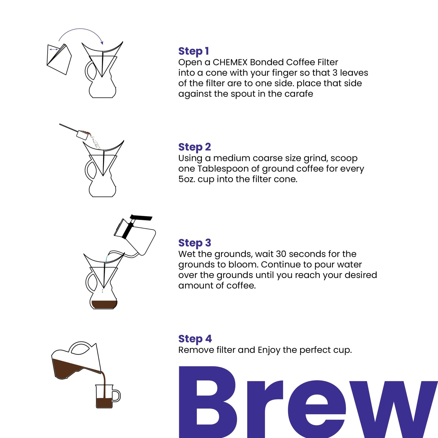 Chemex Pour-Over Glass Coffeemaker - Colored Glass Handle Series - 6-Cup Gold - Exclusive Packaging