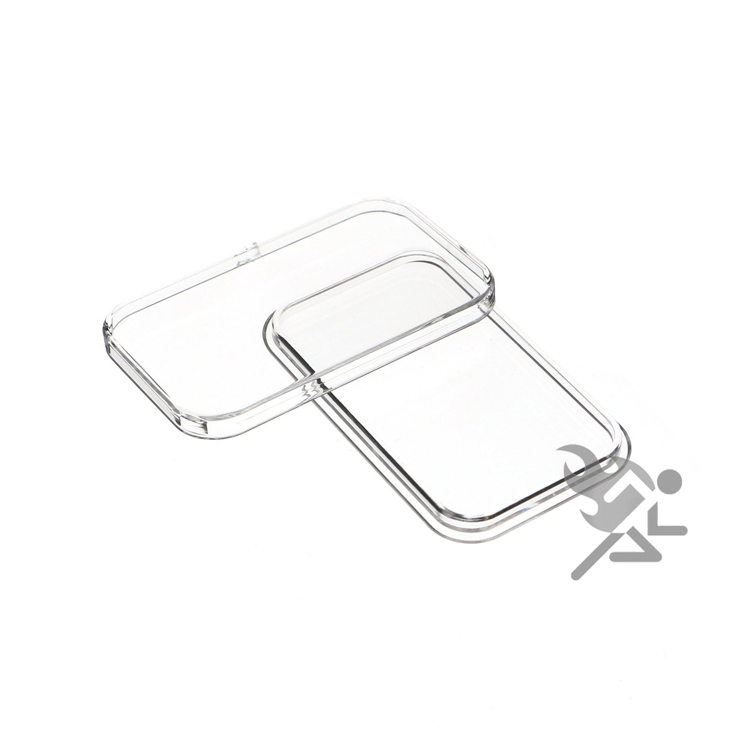 (50) Air-tite Bar Direct Fit Coin Holder Capsules for 1oz Silver Bar One Troy Ounce Bar