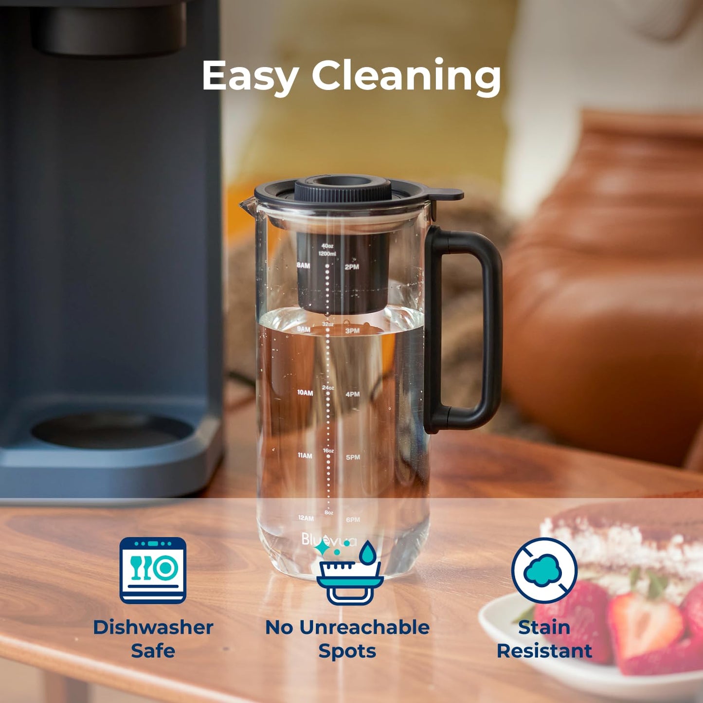 Bluevua Reverse Osmosis System RO100ROPOT-Lite Replacement Carafe