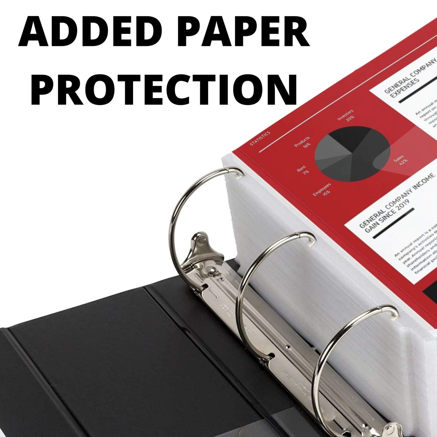 Extra-Large 3-Ring Binder | Heavy-Duty 5-Inch D-Ring Office Organizer | Crystal Clear Overlay View Binder | Archival-Grade Legal Storage | Holds 950+ Sheets | Interior Pockets | Pack of 2