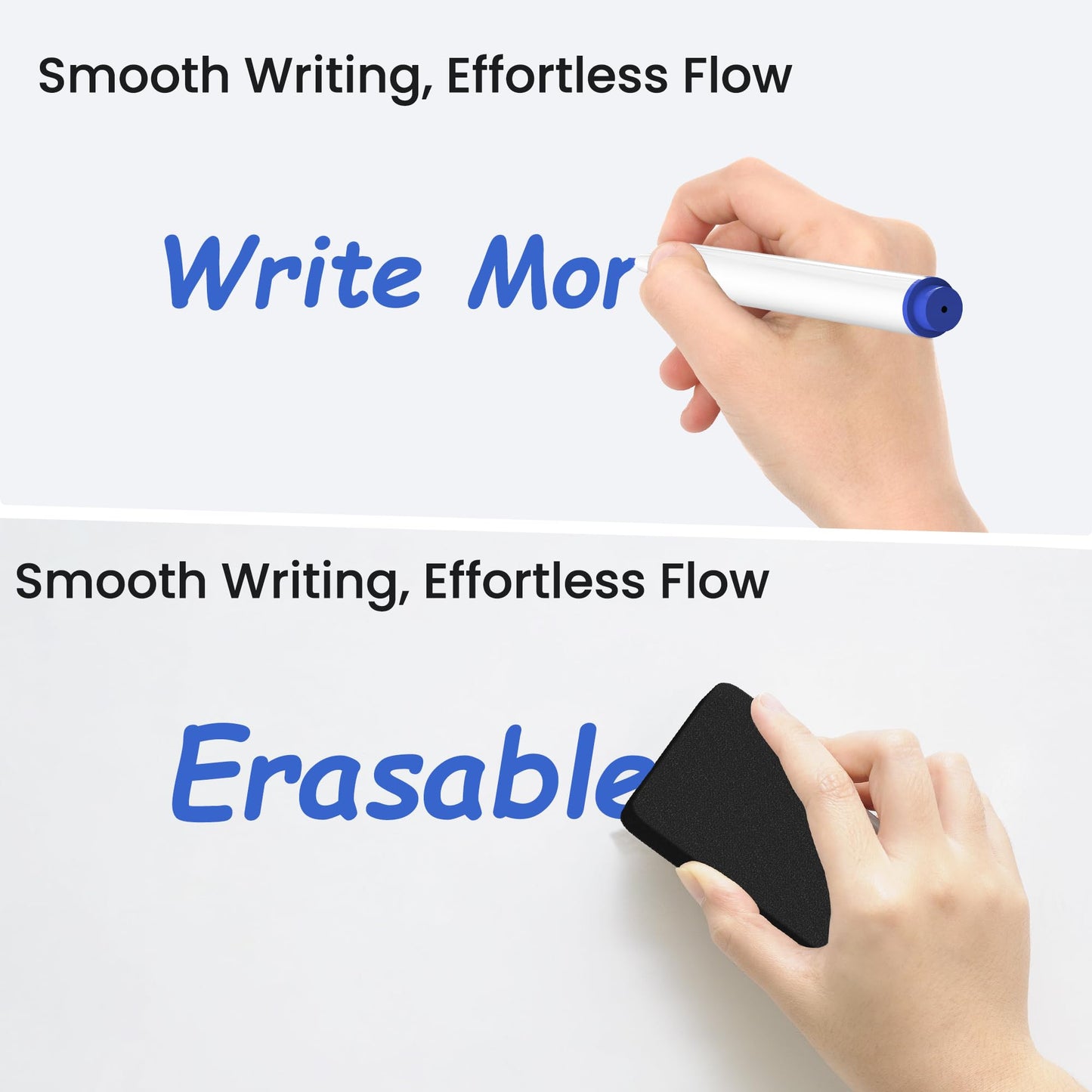 SCRIBANX Magnetic White Board for Wall, 36" x 24" Dry Erase Board Kit with 2 Magnetic Dry Erase Markers, 4 Magnets, Eraser, Pen Tray & Mounting Kit – White Board Dry Erase for Home, Office, School