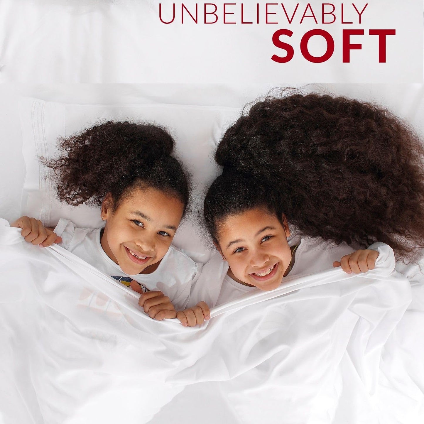 Mellanni Extra Deep King Sheets - 4 PC Iconic Collection Bedding - Hotel Luxury, Ultra Soft, Cooling Bed Sheets - Wrinkle, Fade, Stain Resistant (King, White)