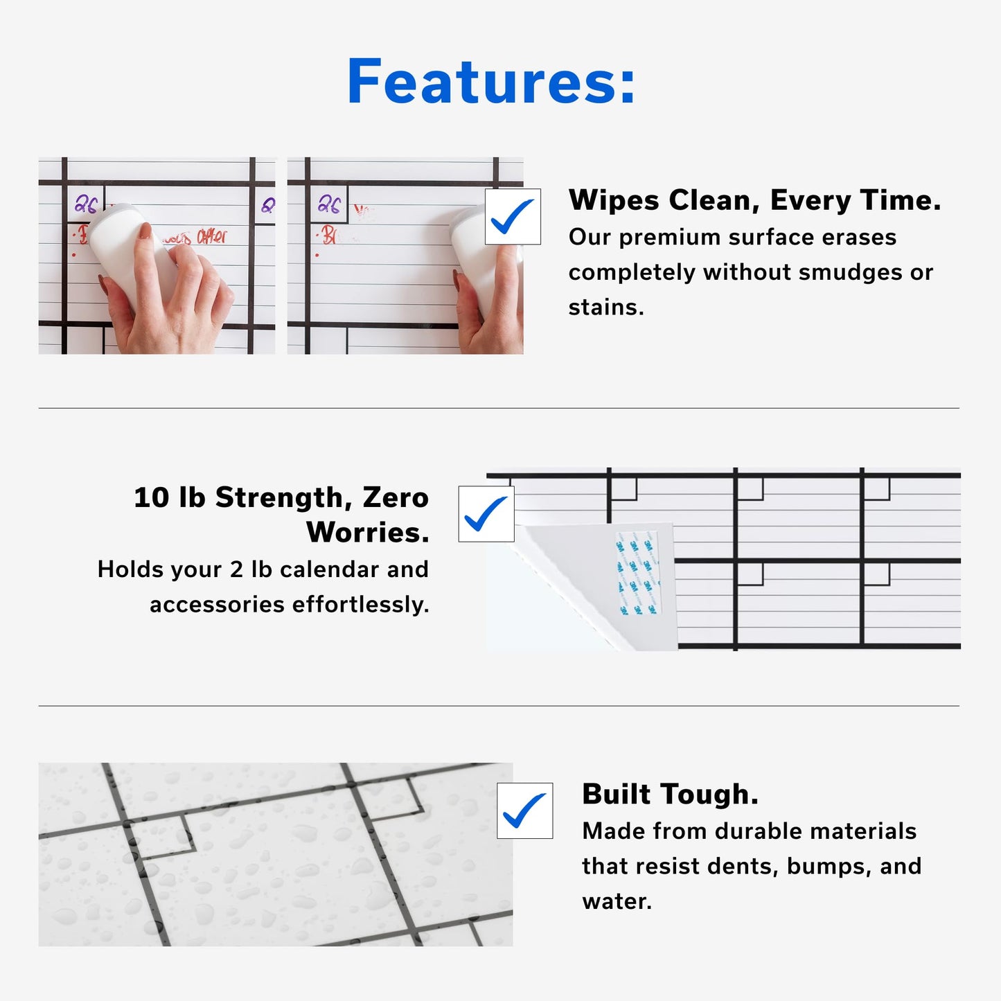 Yearly Large Dry Erase Calendar for Wall 36x48, 12 Office Annual, Erasable Month, Rolled Whiteboard White Board, Year Calendar Planner Giant Family for Dry Undated Classroom Erase Wall Reusable