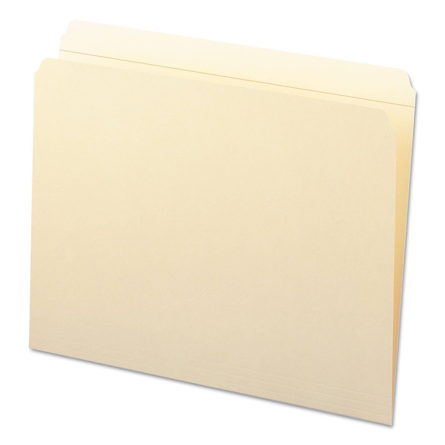 Smead File Folder, Reinforced Straight-Cut Tab (Not Undercut), Letter Size, Manila, 100 per Box (10310)