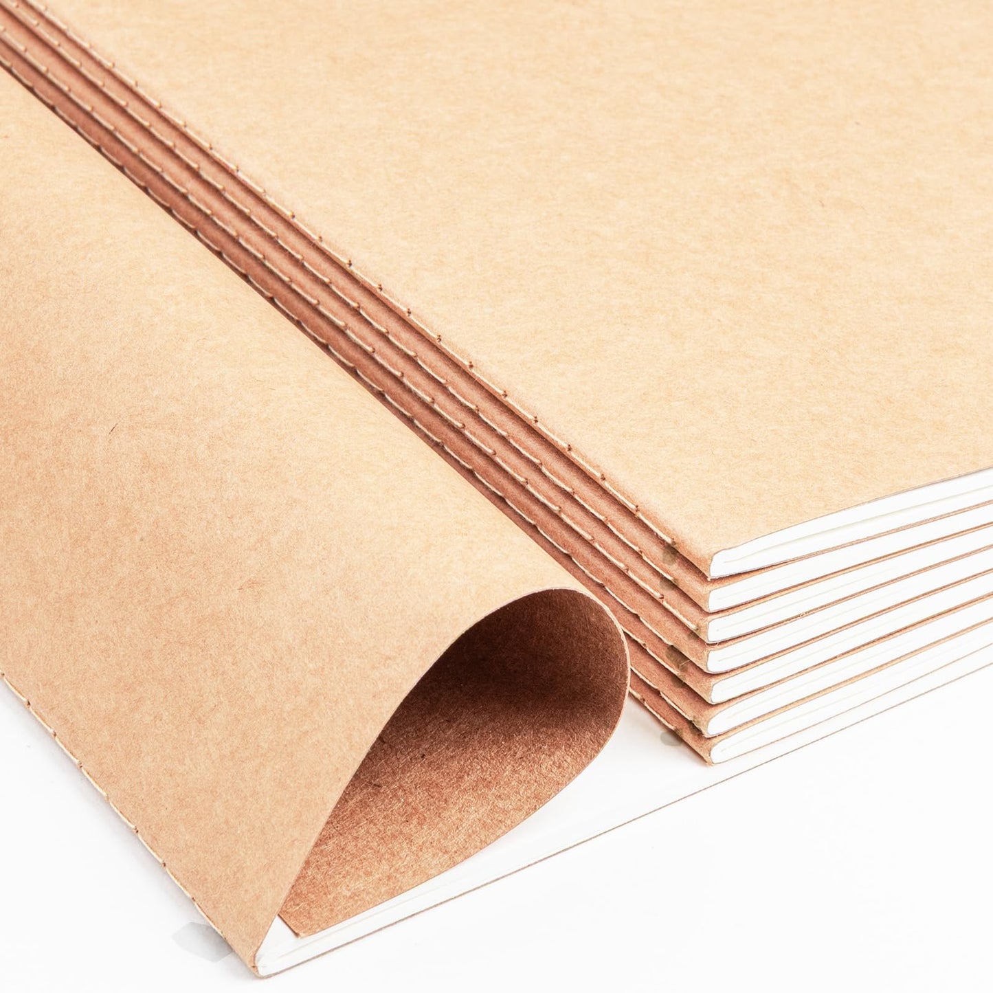48 Pack A5 Kraft Notebooks Bulk, Lined Paper Journaling Notebooks, 8.3x5.5in 60 Pages Composition Notebook Travel Journal Set for Work, School, Students,Kids, Gift, Office, Back to school Supplies