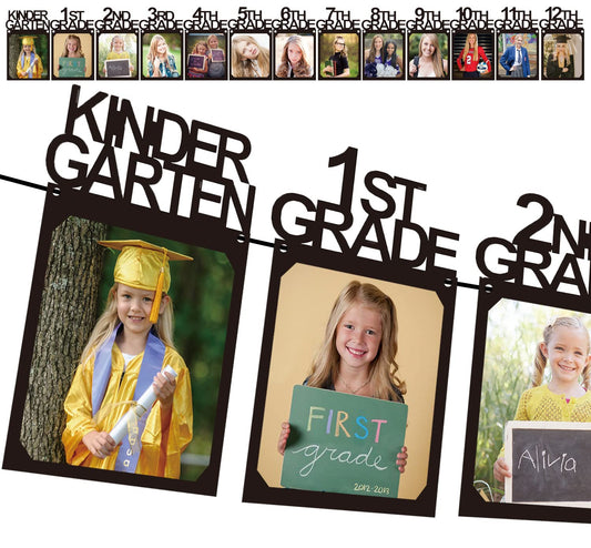 2026 Graduation Photo Banner 8x10 K-12 Graduation Party Photo Display Graduation Party Decorations Personalized Graduation Announcements Banner for High School College Graduation Party Supplies TD112