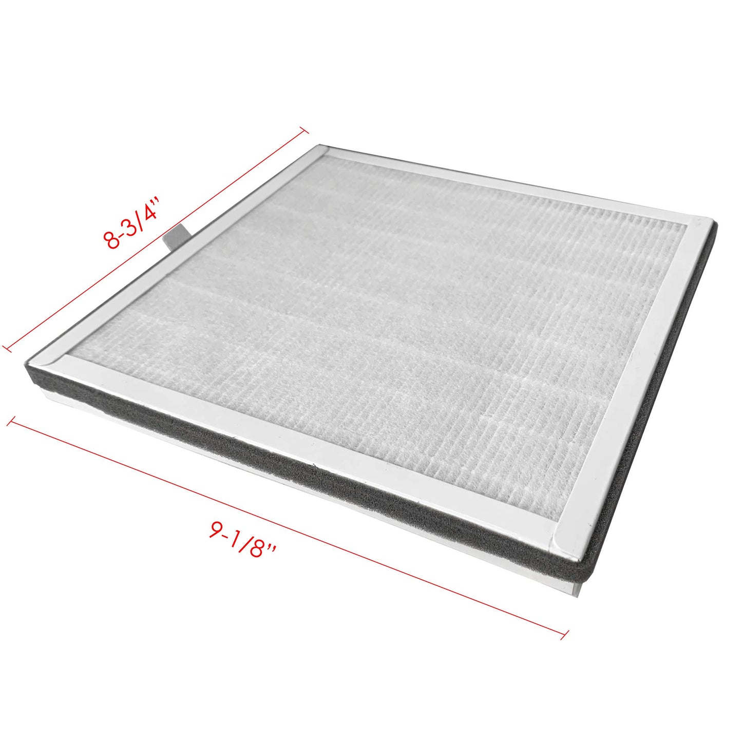Flintar Replacement Filter, Compatible with Pure Enrichment PureZone Air Purifier PEAIRPLG, High Efficiency H13 grade 3-in-1 Filter, Part number PEAIRFIL, 2-Pack
