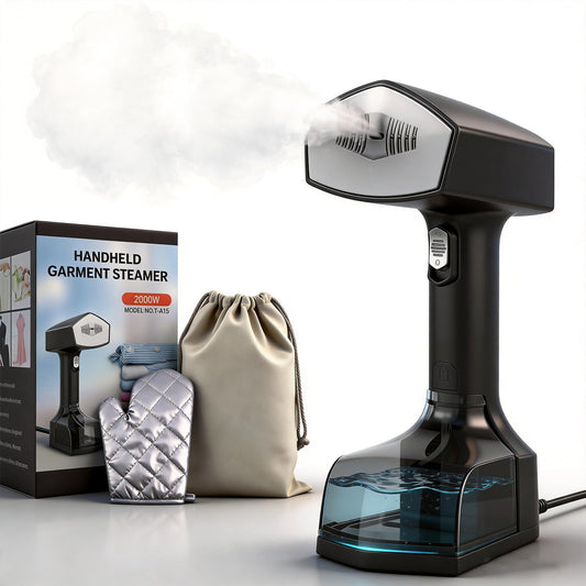2000W Powerful Handheld Steamer for Clothes, 10-Second Heat-Up, 40g/min Steaming, 350ml Tank, 3 Adjustable Settings & Leak-Proof Design, Portable Garment Steamer for Travel and Home Use
