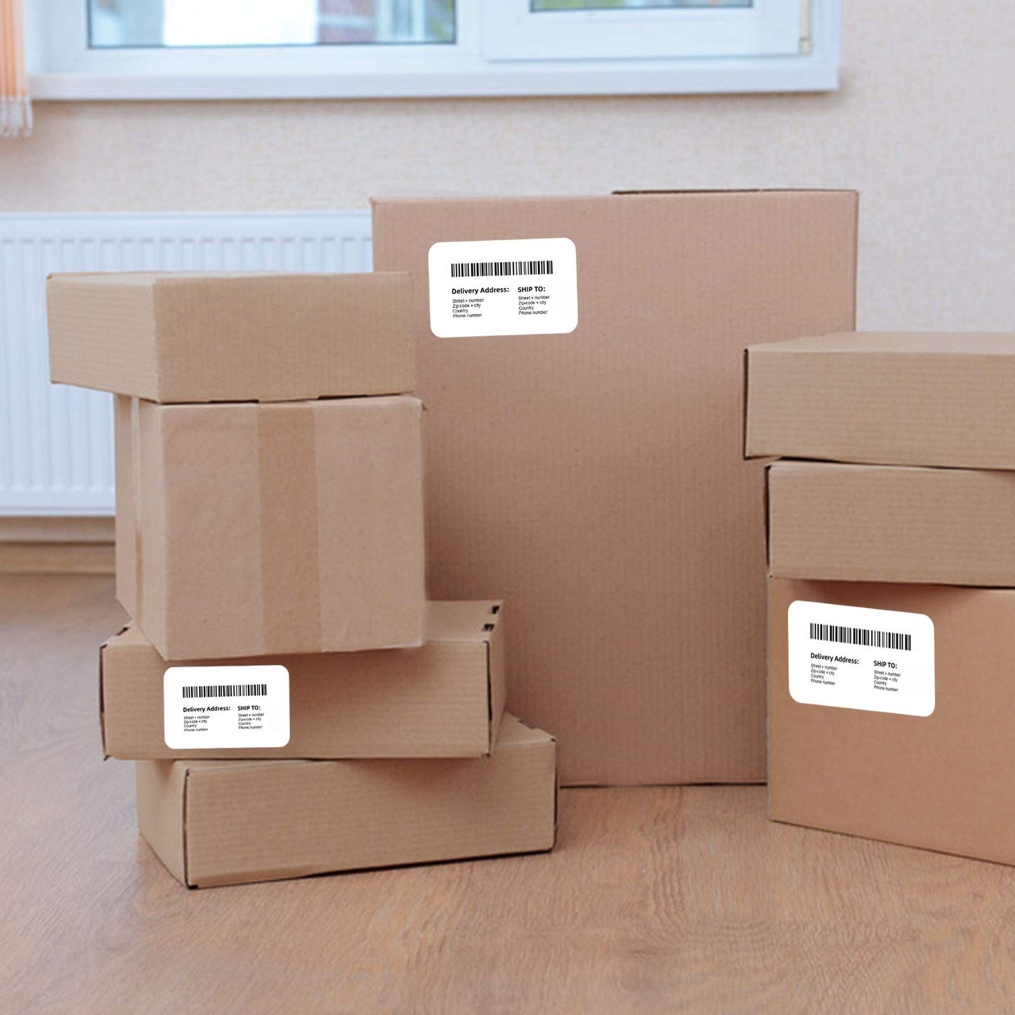 3600 Labels Replacement Compatible for Dymo 30256 2-5/16" X 4" Shipping Labels (Not for Dymo 550, 5XL), LabelChoice 12 Rolls Direct Thermal Labels Used with Labelwriter 450,450 Turbo, 4XL