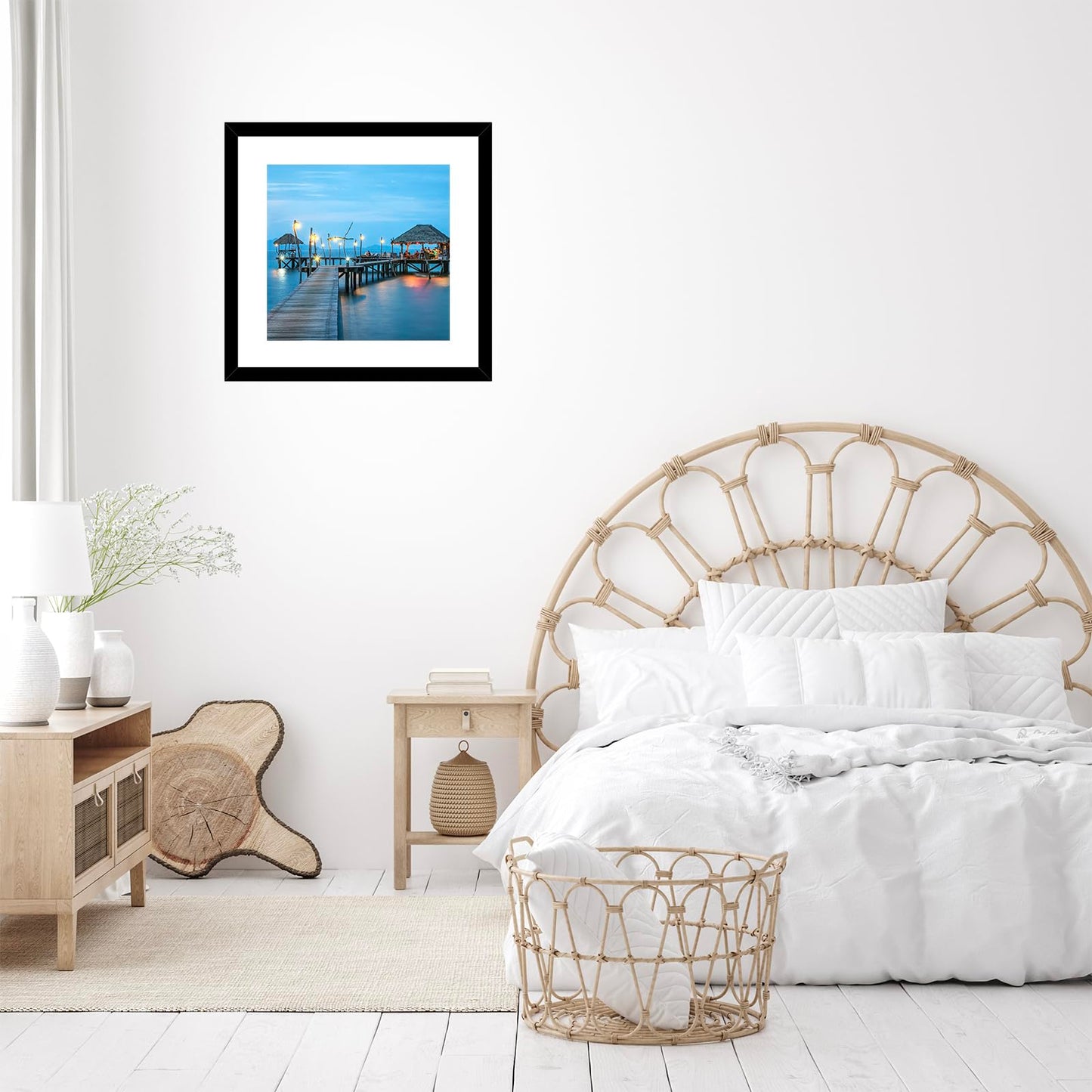 JCJMY 20x20 Picture Frame Black with 16x16 Mat, Display Photo 16x16 with Mat or 20 x 20 Without Mat, Wall Hanging Large 20x20 Poster Frame with Shatter Resistant Plexiglass, Black