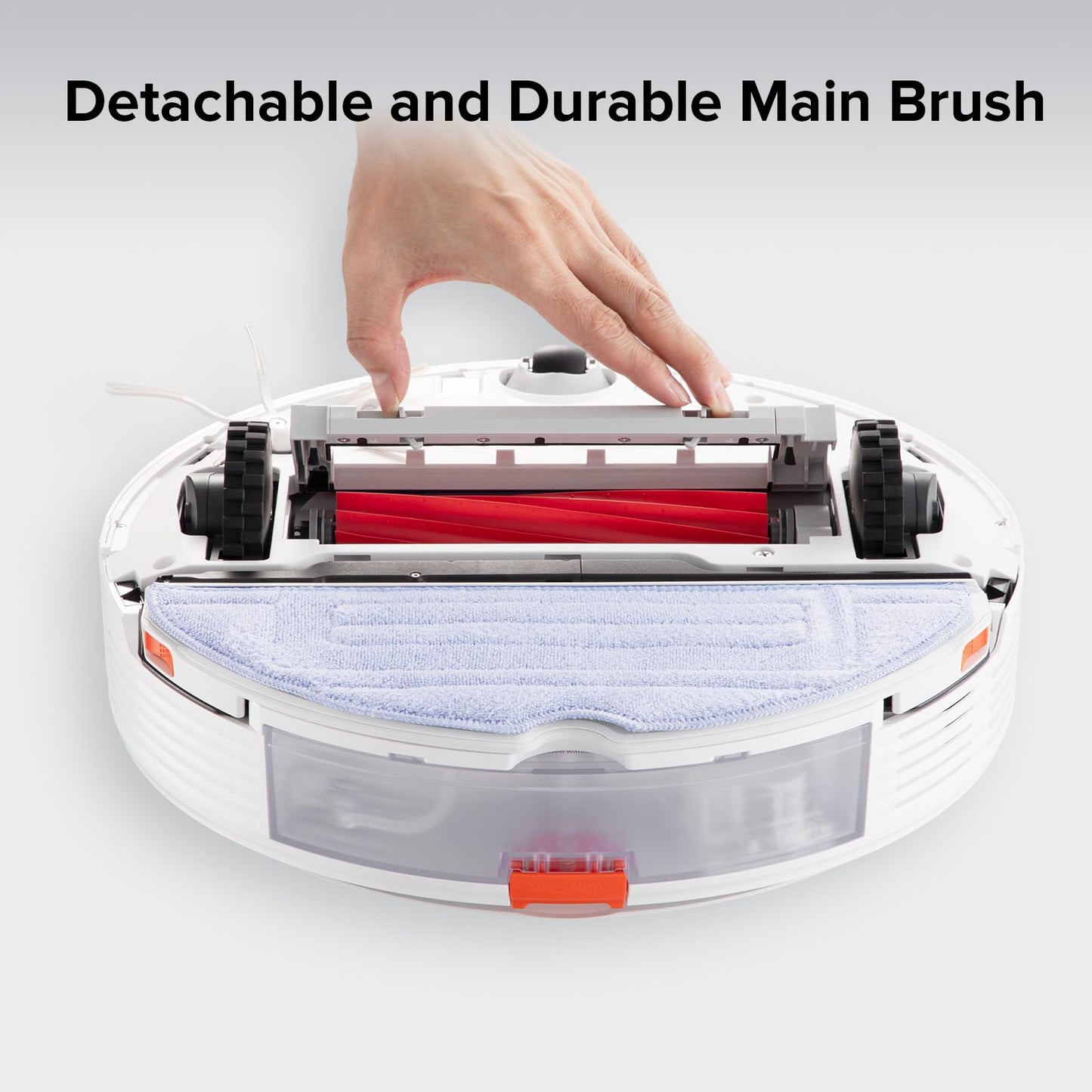 roborock Rubber Main Brush Replacement Qrevo S Pro、Q Revo Series, S7 Max Ultra, QV 35A, Q7 Series Robot Vacuum