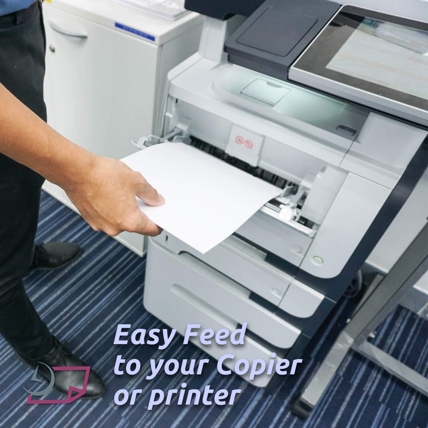 NextDayLabels - 8-1/2 x 11 Laser and Inkjet Printer Postcards 4 up Per Page, (4-1/4" x 5-1/2" Each Card After Perf) 100 Sheets / 400 Cards - WHITE EXTRA HEAVY