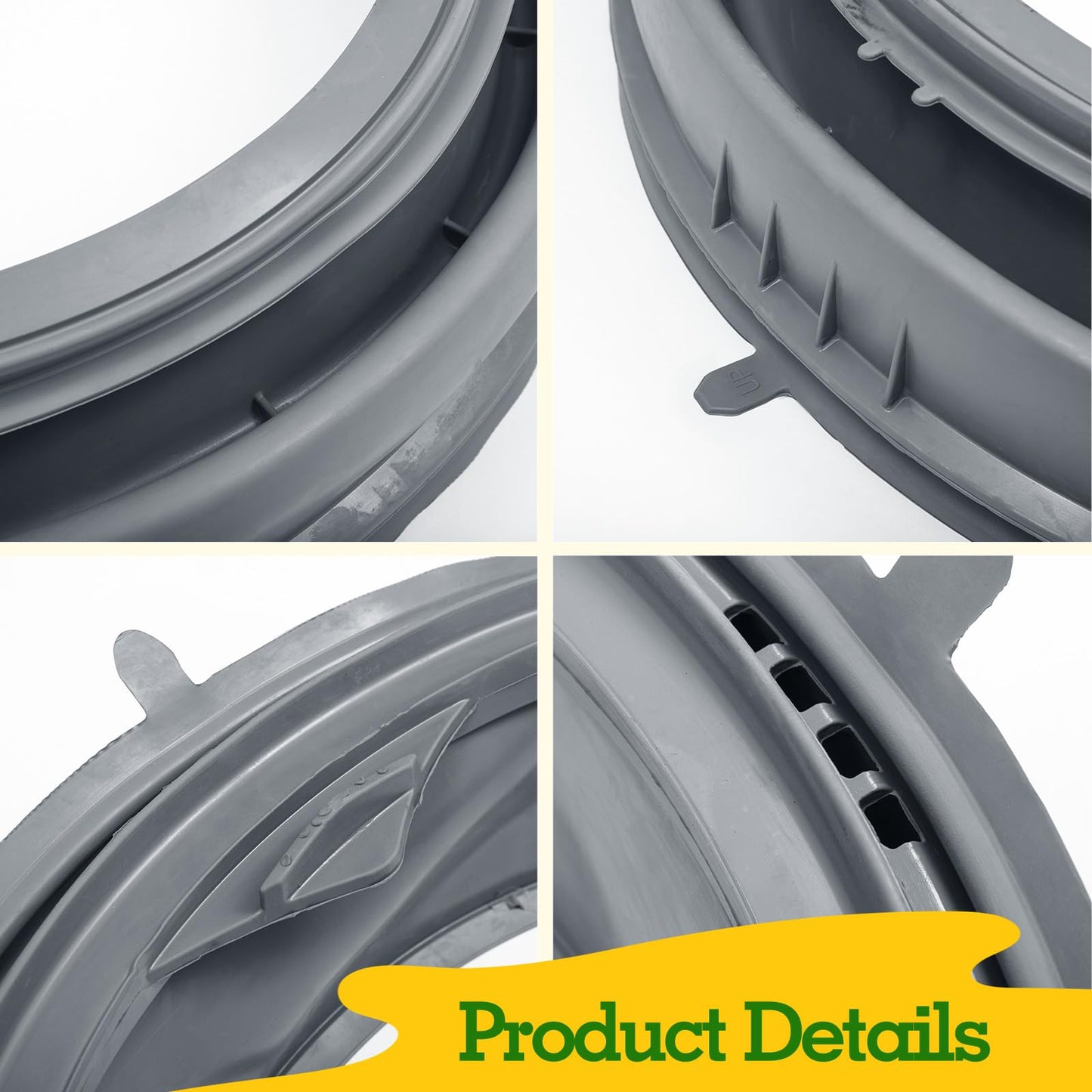 [2026] WPW10381562 W10290499 Door Seal Compatible with Maytag Whirlpool Washer Bellows, Replaces Whirlpool Duet Washer Door Seal Parts WFW9150WW00 WFW9151YW00 WFW9250WW00 WFW9351YW00