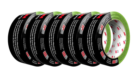 3M 03433 36 mm x 32 m Automotive Performance Masking Tape, 5 Pack