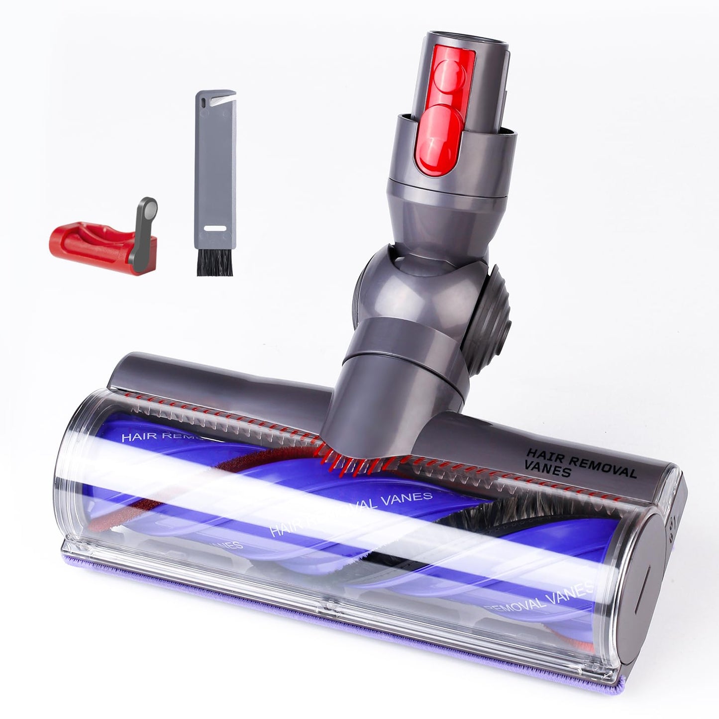 Quick-Release Replacement Vacuum Head Compatible with Dyson V7,V8, V10,V11,V15 Cordless Vacuum Cleaners, Upgrade Anti-Tangle Replacement Head for Carpets Rugs