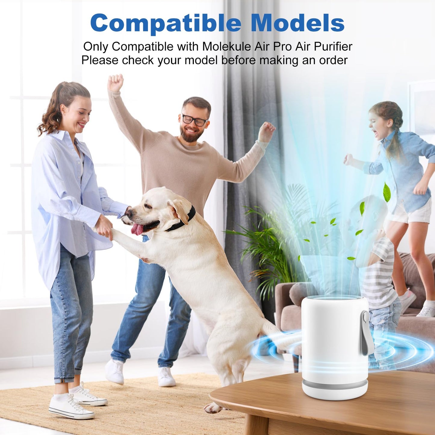 Air Mini PECO-HEPA Replacement Filter Compatible with Molekule Air Mini and Air Mini+, 3-in-1 High-Efficiency Replacement Filter for Molekule Mini/Mini+ Air Filter (Air Mini 2 Pack)