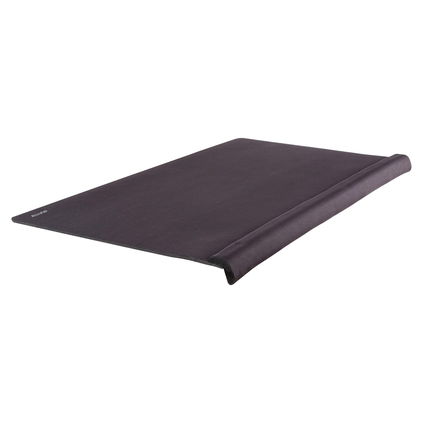 Allsop Ergoedge Deskpad W/Large Wrist Rest and Mousing Surface Foam, Large, Black