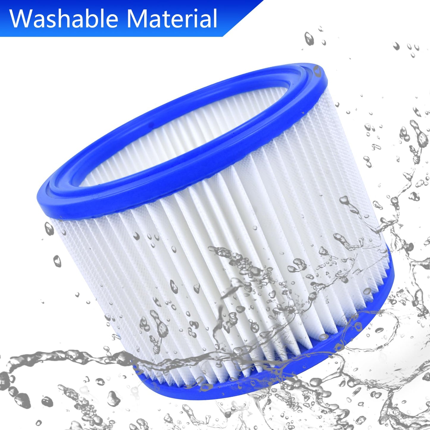 Replacement Cartridge Vacuum Hepa Filter, Compatible with Nilfisk Alto Aero 26,21,31,Wet＆Dry series Parts