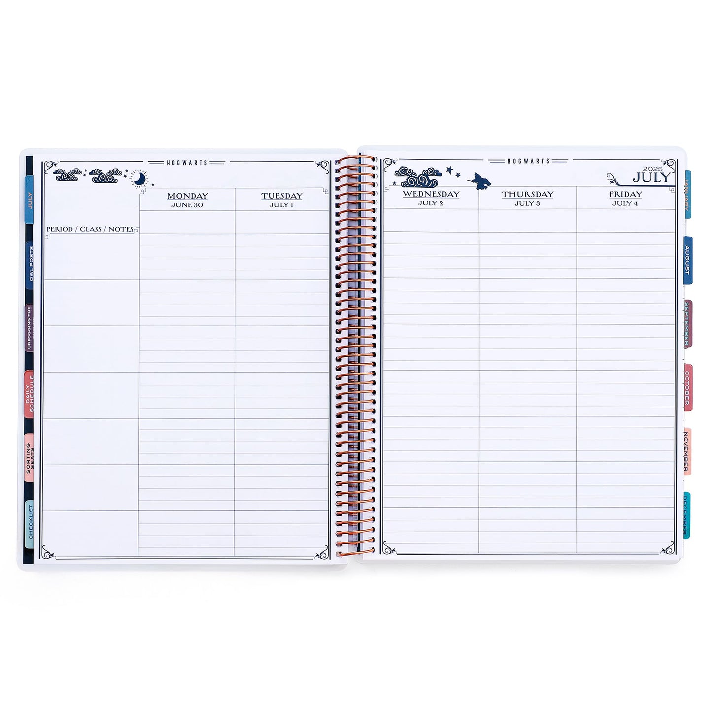 ConQuest Journals 2025-2026 Harry Potter Hogwarts Teacher Planner, July-June Academic Organizer, Monthly & Weekly Calendars, Checklists, Contacts & Student Lists, 11.25'' x 9.5'', Officially Licensed