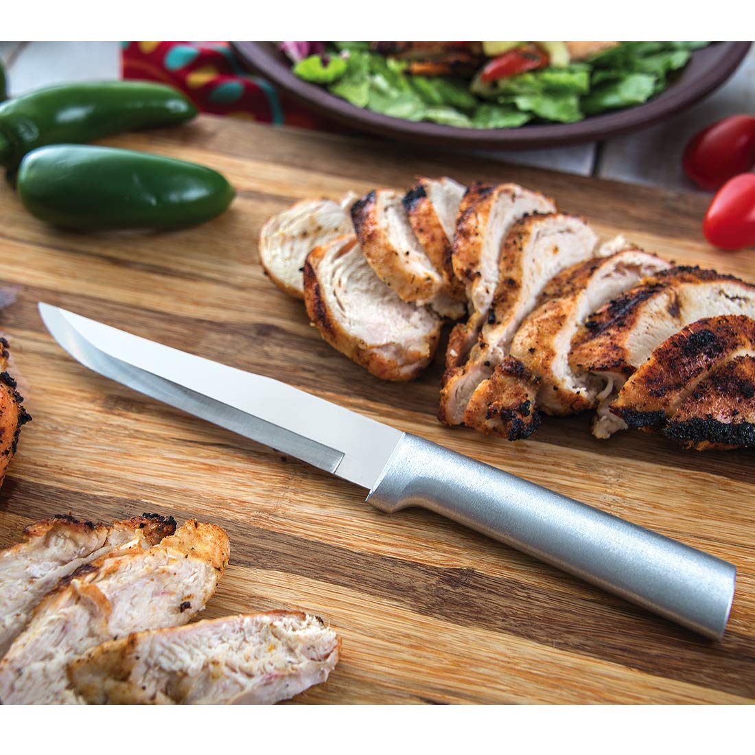Rada Cutlery Wedding Register Gift Set (S04), 4-Piece Knife Set, Stainless Steel Blades, Silver Handle